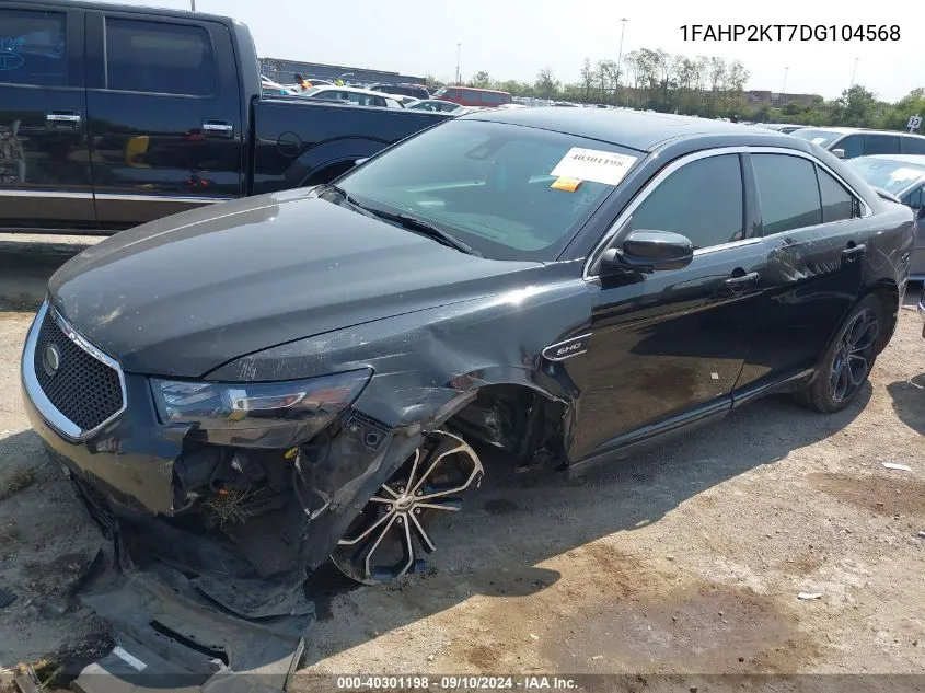 1FAHP2KT7DG104568 2013 Ford Taurus Sho