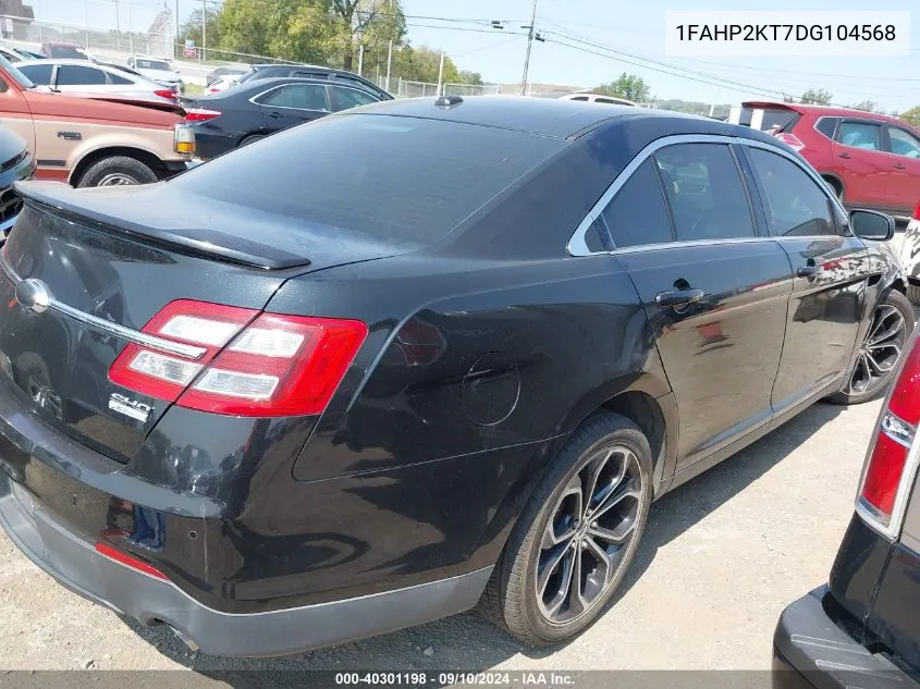 2013 Ford Taurus Sho VIN: 1FAHP2KT7DG104568 Lot: 40301198