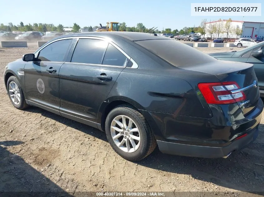 2013 Ford Taurus Se VIN: 1FAHP2D82DG216977 Lot: 40307314