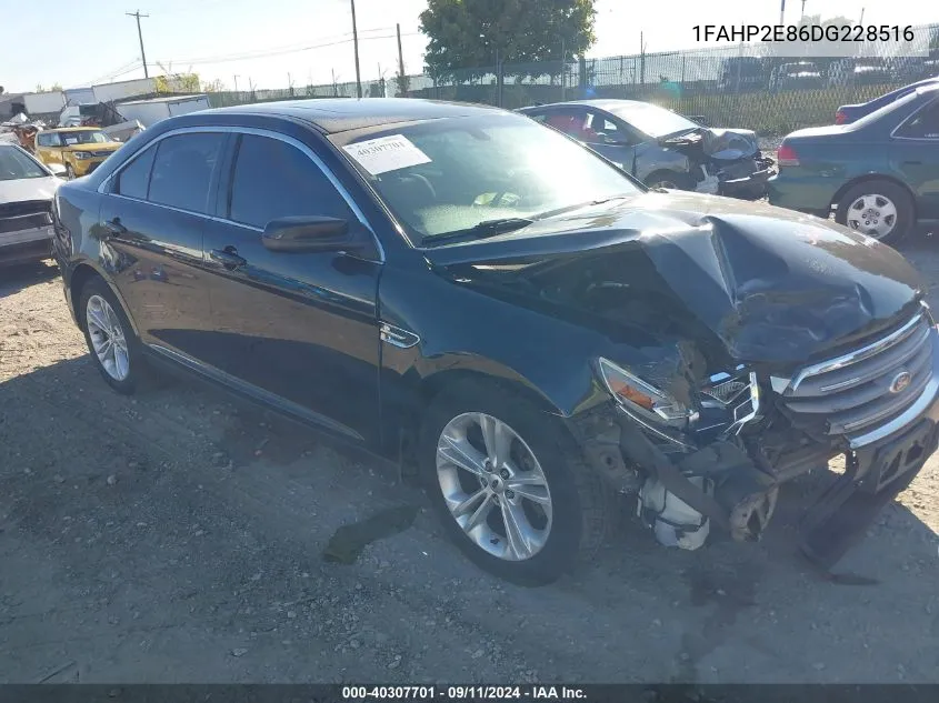 2013 Ford Taurus Sel VIN: 1FAHP2E86DG228516 Lot: 40307701