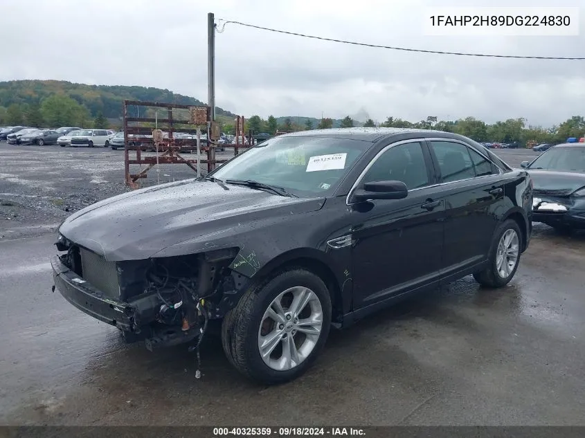 2013 Ford Taurus Sel VIN: 1FAHP2H89DG224830 Lot: 40325359