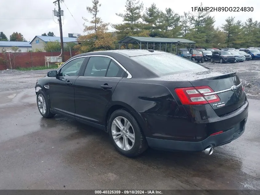 2013 Ford Taurus Sel VIN: 1FAHP2H89DG224830 Lot: 40325359