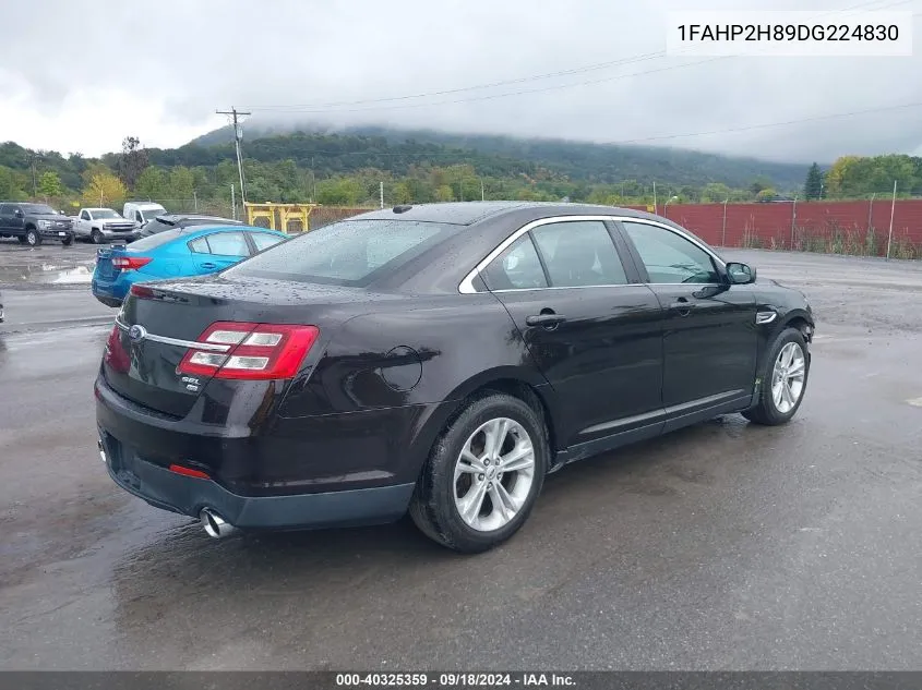 2013 Ford Taurus Sel VIN: 1FAHP2H89DG224830 Lot: 40325359