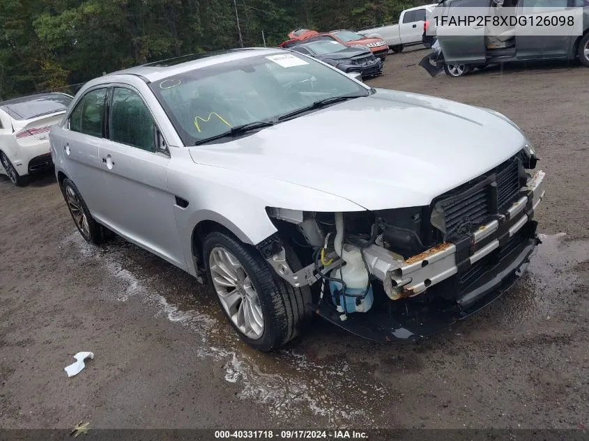 2013 Ford Taurus Limited VIN: 1FAHP2F8XDG126098 Lot: 40331718