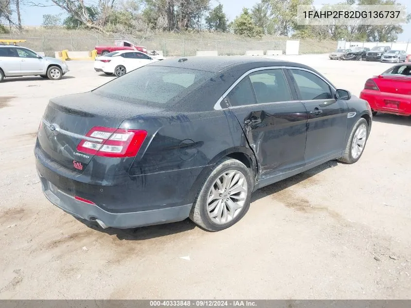 1FAHP2F82DG136737 2013 Ford Taurus Limited