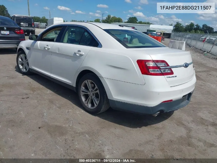 2013 Ford Taurus Sel VIN: 1FAHP2E88DG211507 Lot: 40336711