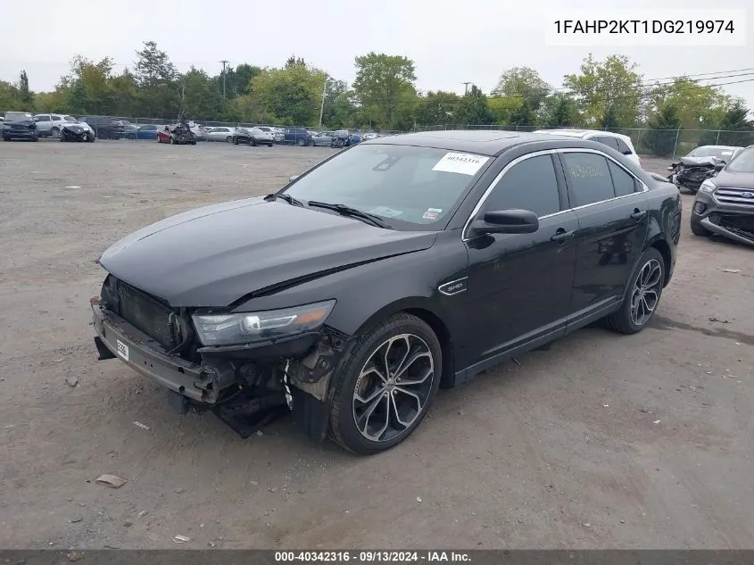 2013 Ford Taurus Sho VIN: 1FAHP2KT1DG219974 Lot: 40342316