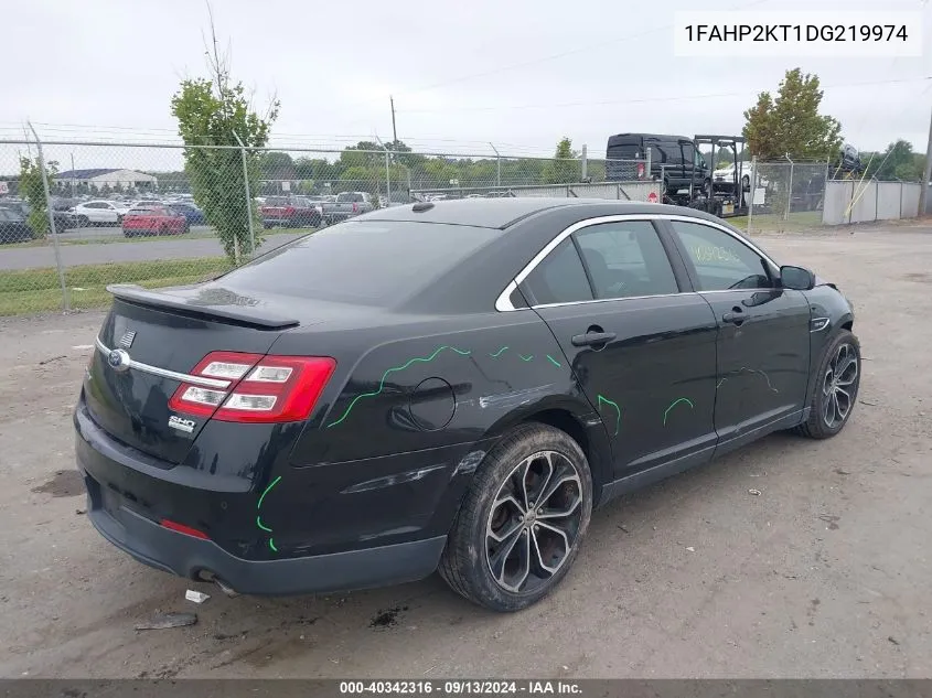 2013 Ford Taurus Sho VIN: 1FAHP2KT1DG219974 Lot: 40342316