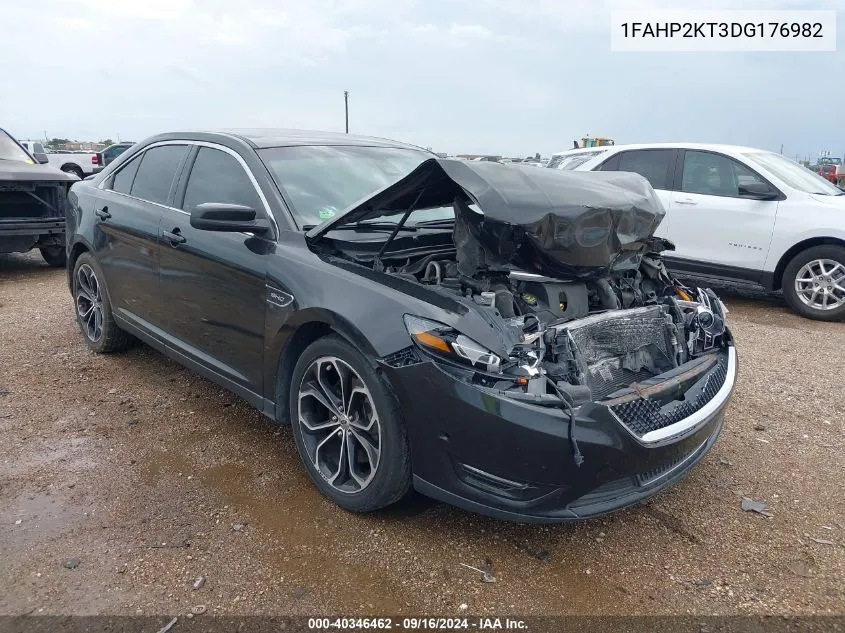 2013 Ford Taurus Sho VIN: 1FAHP2KT3DG176982 Lot: 40346462