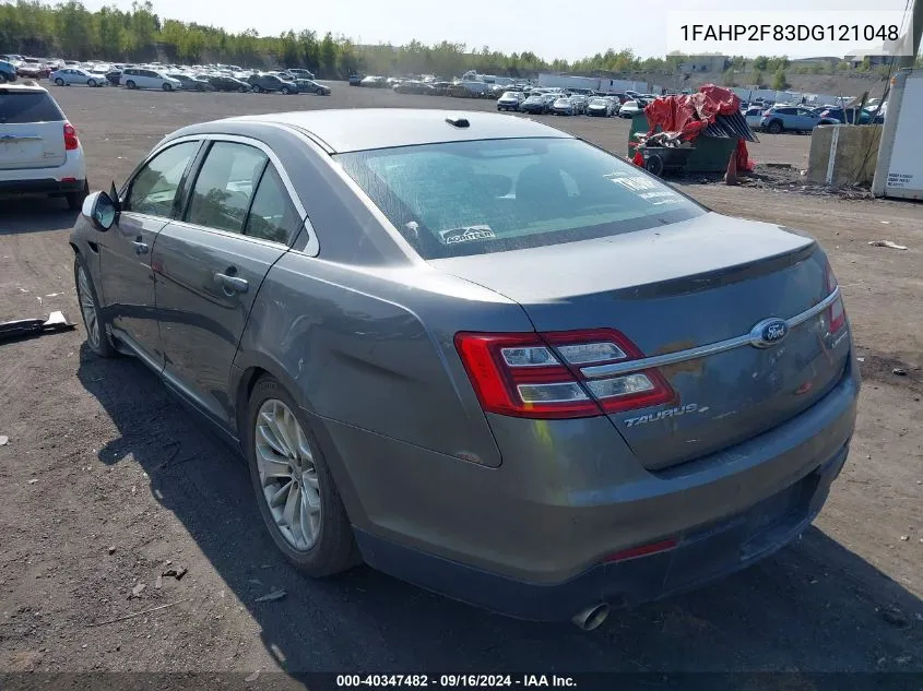 2013 Ford Taurus Limited VIN: 1FAHP2F83DG121048 Lot: 40347482