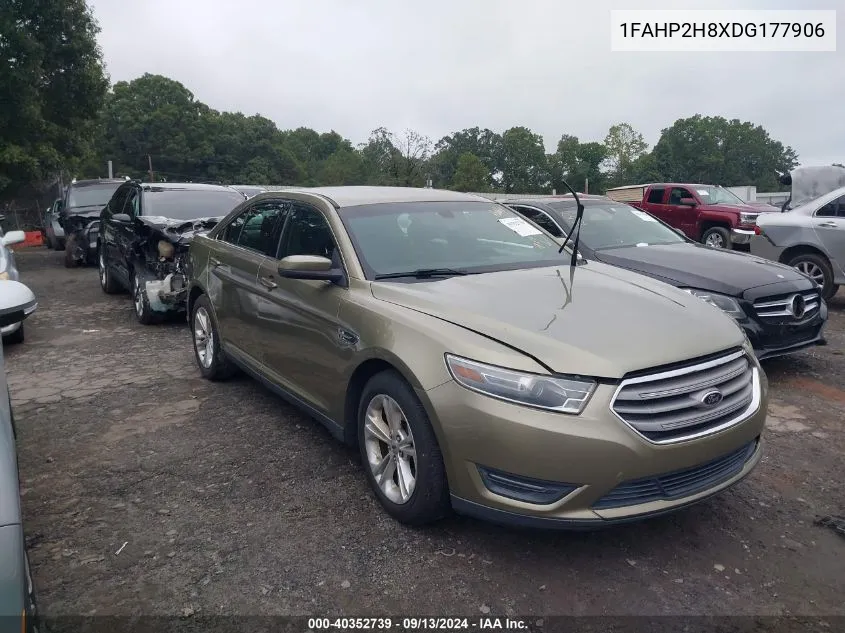 1FAHP2H8XDG177906 2013 Ford Taurus Sel