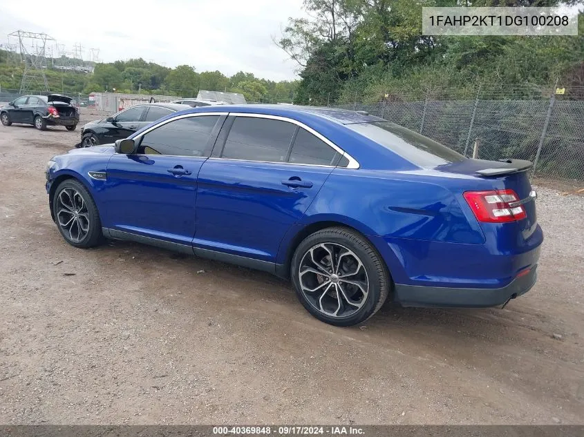 2013 Ford Taurus Sho VIN: 1FAHP2KT1DG100208 Lot: 40369848