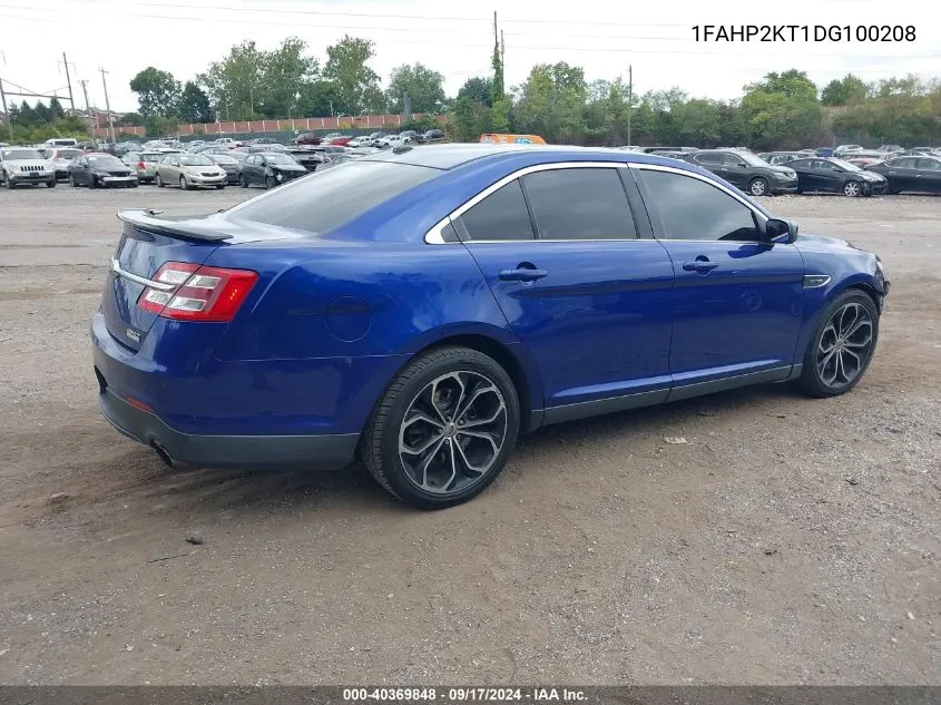 1FAHP2KT1DG100208 2013 Ford Taurus Sho