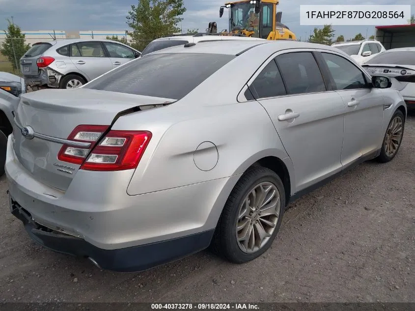 2013 Ford Taurus Limited VIN: 1FAHP2F87DG208564 Lot: 40373278