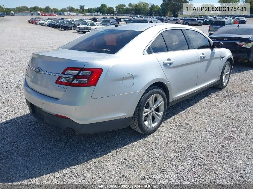 1FAHP2E8XDG175481 2013 Ford Taurus Sel