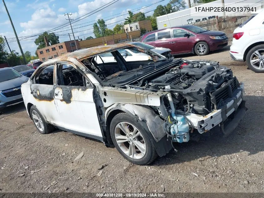 1FAHP2E84DG137941 2013 Ford Taurus Sel