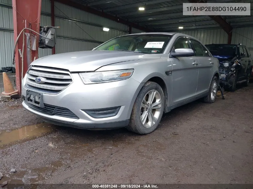 1FAHP2E88DG104490 2013 Ford Taurus Sel