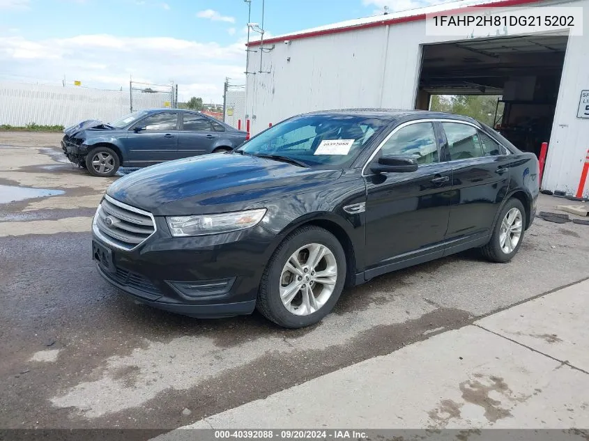 1FAHP2H81DG215202 2013 Ford Taurus Sel