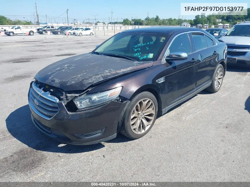 1FAHP2F97DG153977 2013 Ford Taurus Limited