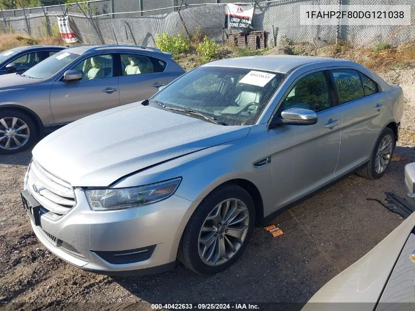 1FAHP2F80DG121038 2013 Ford Taurus Limited