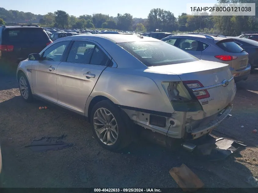 1FAHP2F80DG121038 2013 Ford Taurus Limited