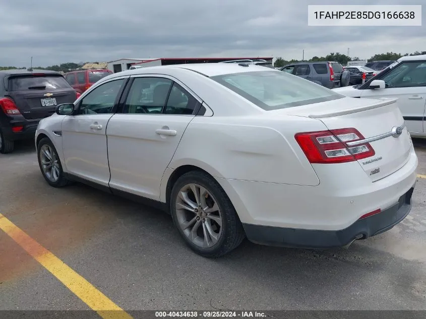 2013 Ford Taurus Sel VIN: 1FAHP2E85DG166638 Lot: 40434638