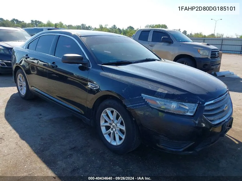 1FAHP2D80DG185101 2013 Ford Taurus Se