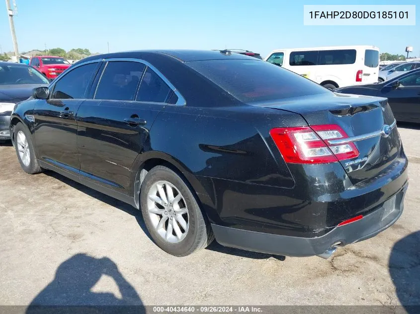 2013 Ford Taurus Se VIN: 1FAHP2D80DG185101 Lot: 40434640