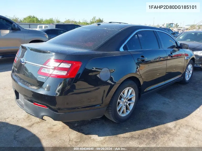 1FAHP2D80DG185101 2013 Ford Taurus Se