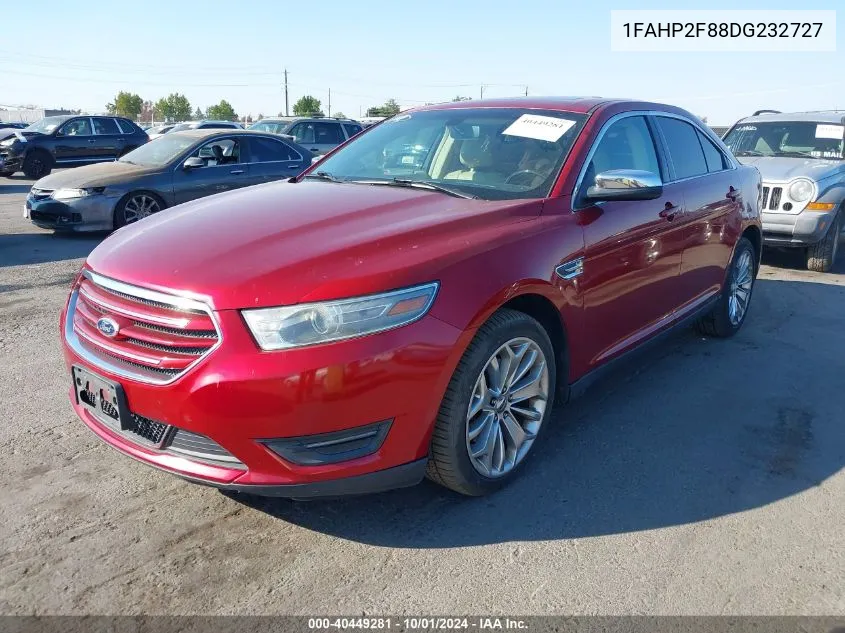 2013 Ford Taurus Limited VIN: 1FAHP2F88DG232727 Lot: 40449281