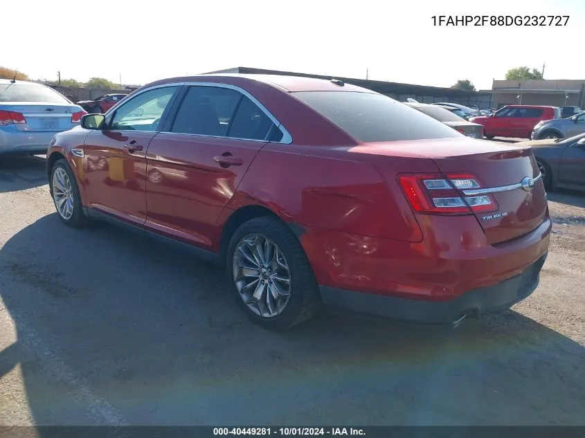 2013 Ford Taurus Limited VIN: 1FAHP2F88DG232727 Lot: 40449281