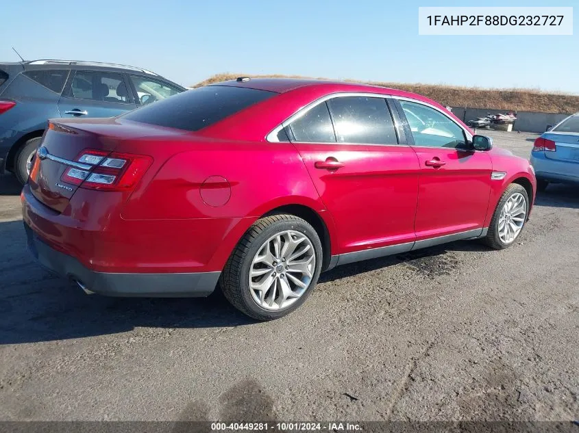 2013 Ford Taurus Limited VIN: 1FAHP2F88DG232727 Lot: 40449281