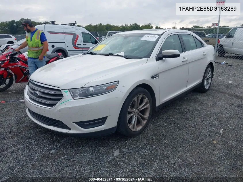 2013 Ford Taurus Sel VIN: 1FAHP2E85DG168289 Lot: 40452871