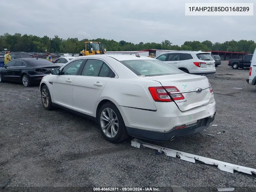 2013 Ford Taurus Sel VIN: 1FAHP2E85DG168289 Lot: 40452871