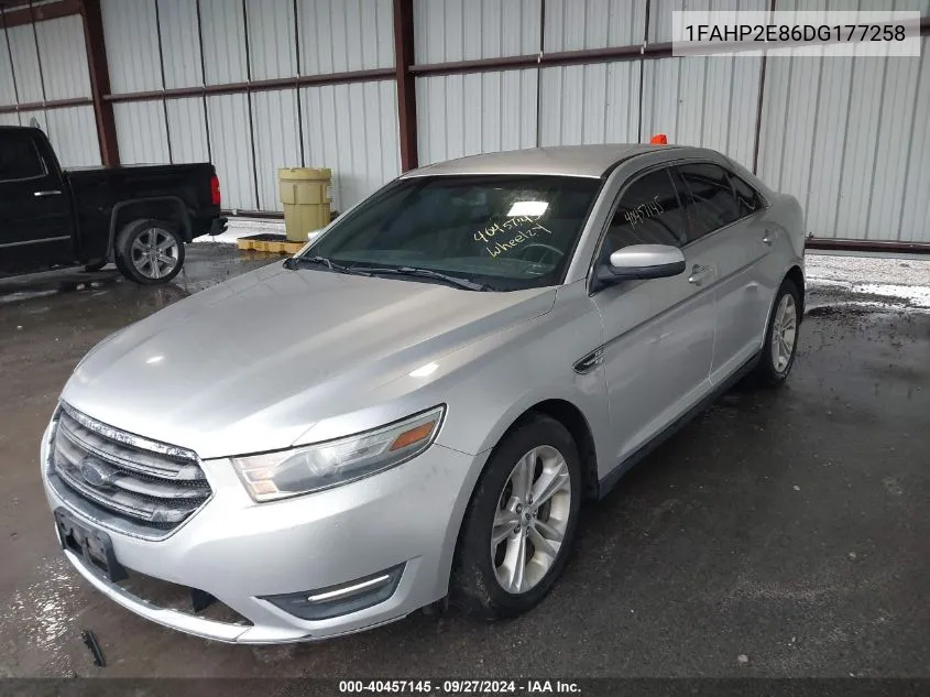 1FAHP2E86DG177258 2013 Ford Taurus Sel