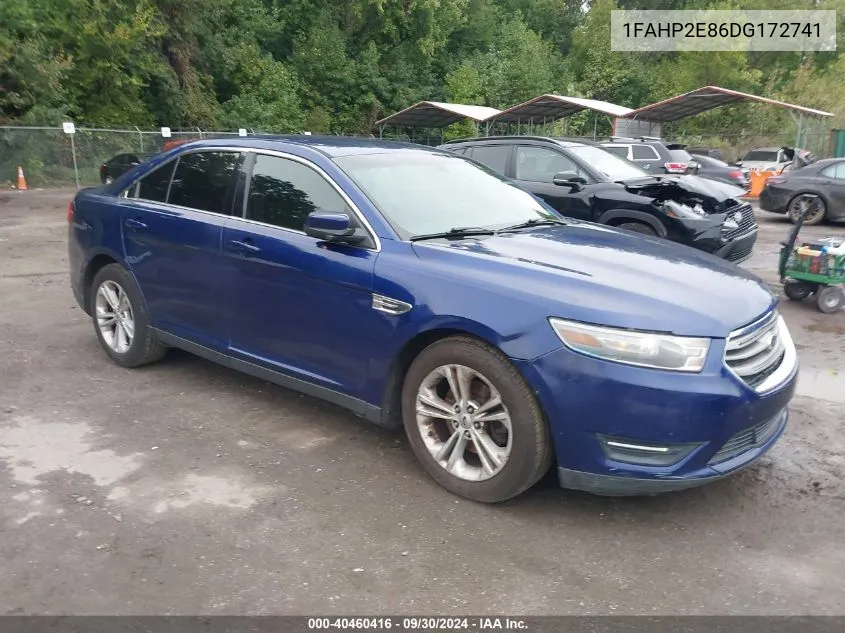 2013 Ford Taurus Sel VIN: 1FAHP2E86DG172741 Lot: 40460416