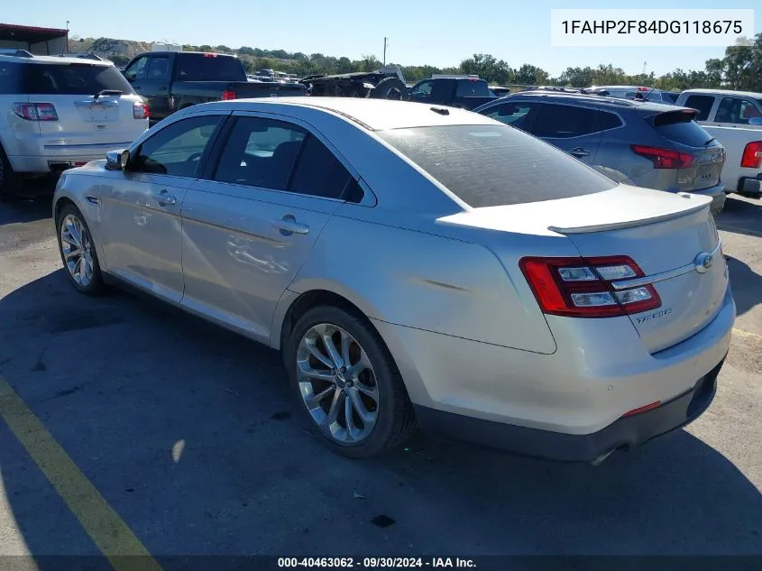 1FAHP2F84DG118675 2013 Ford Taurus Limited