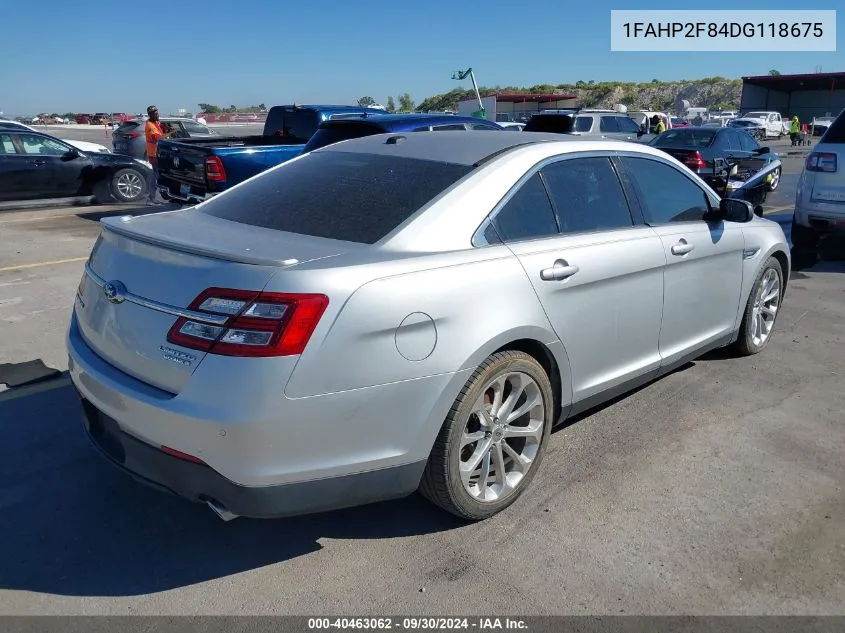 1FAHP2F84DG118675 2013 Ford Taurus Limited