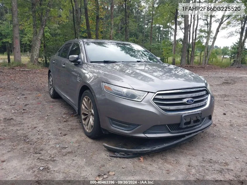 2013 Ford Taurus Limited VIN: 1FAHP2F86DG225520 Lot: 40463396