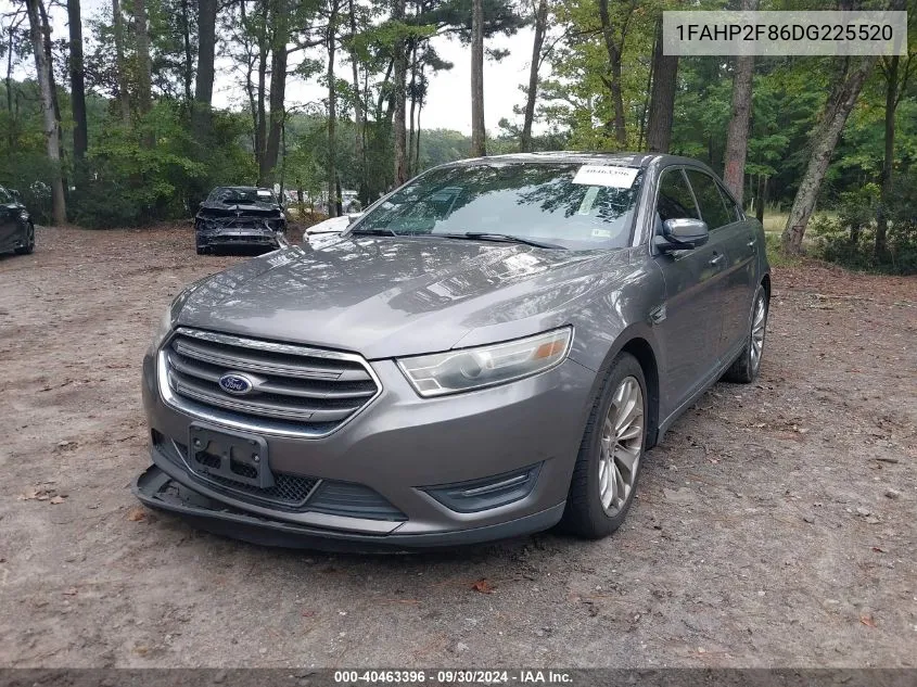 2013 Ford Taurus Limited VIN: 1FAHP2F86DG225520 Lot: 40463396