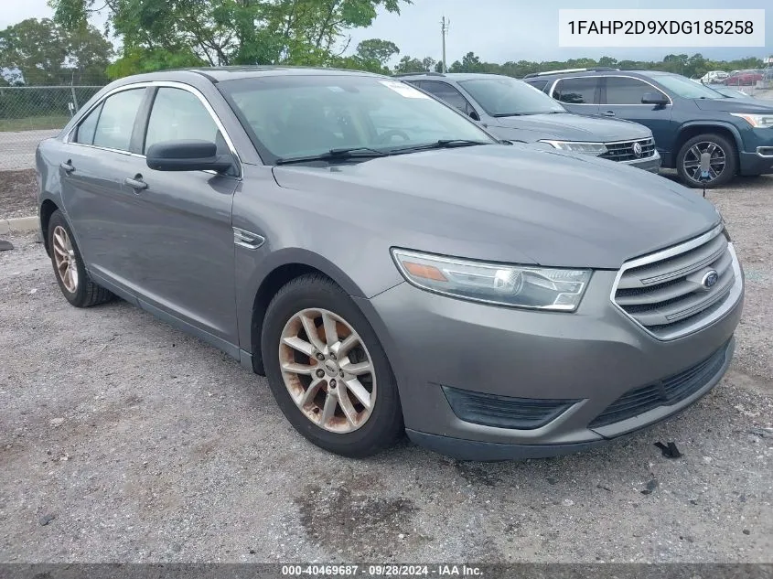 1FAHP2D9XDG185258 2013 Ford Taurus Se