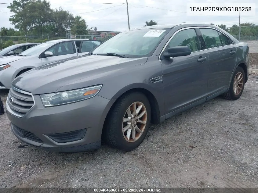 1FAHP2D9XDG185258 2013 Ford Taurus Se