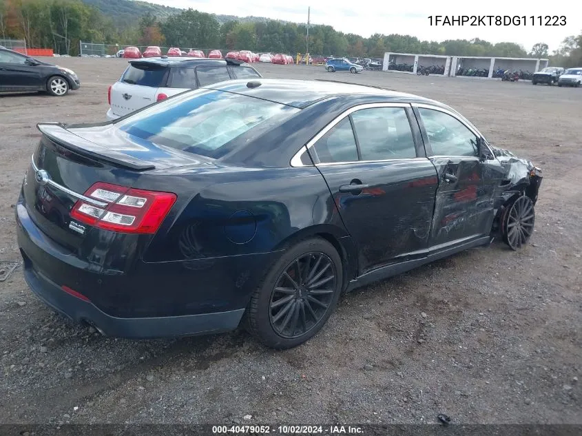 2013 Ford Taurus Sho VIN: 1FAHP2KT8DG111223 Lot: 40479052