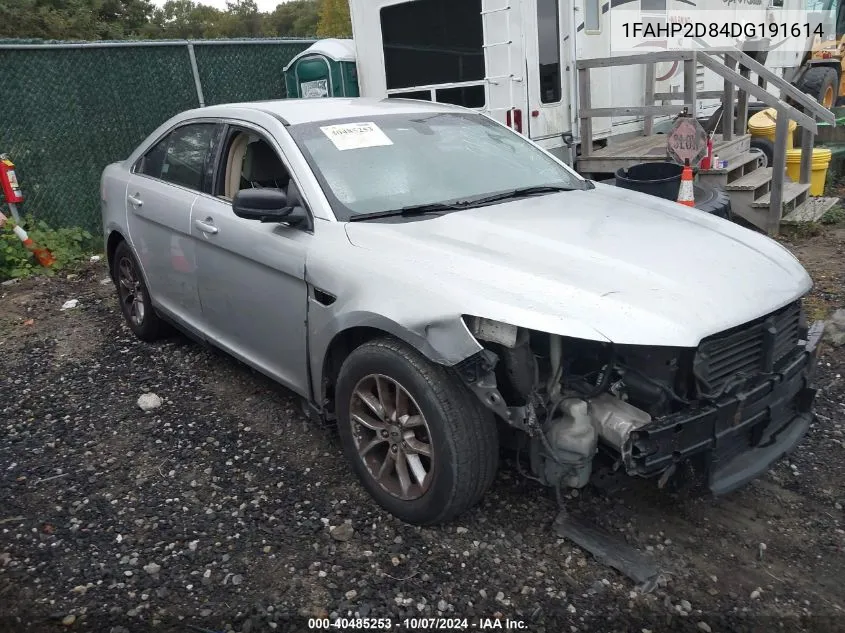 2013 Ford Taurus Se VIN: 1FAHP2D84DG191614 Lot: 40485253