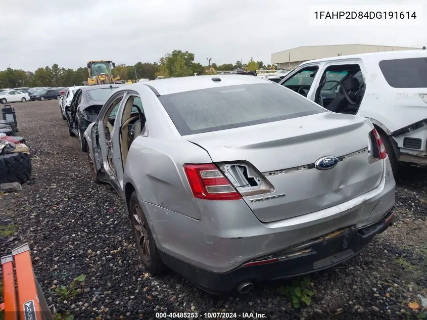 2013 Ford Taurus Se VIN: 1FAHP2D84DG191614 Lot: 40485253