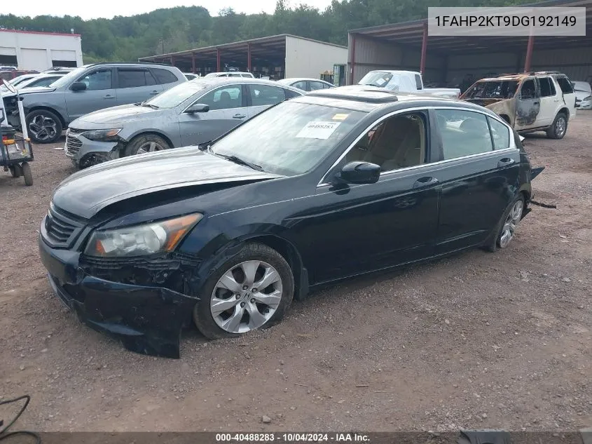 2013 Ford Taurus Sho VIN: 1FAHP2KT9DG192149 Lot: 40488283