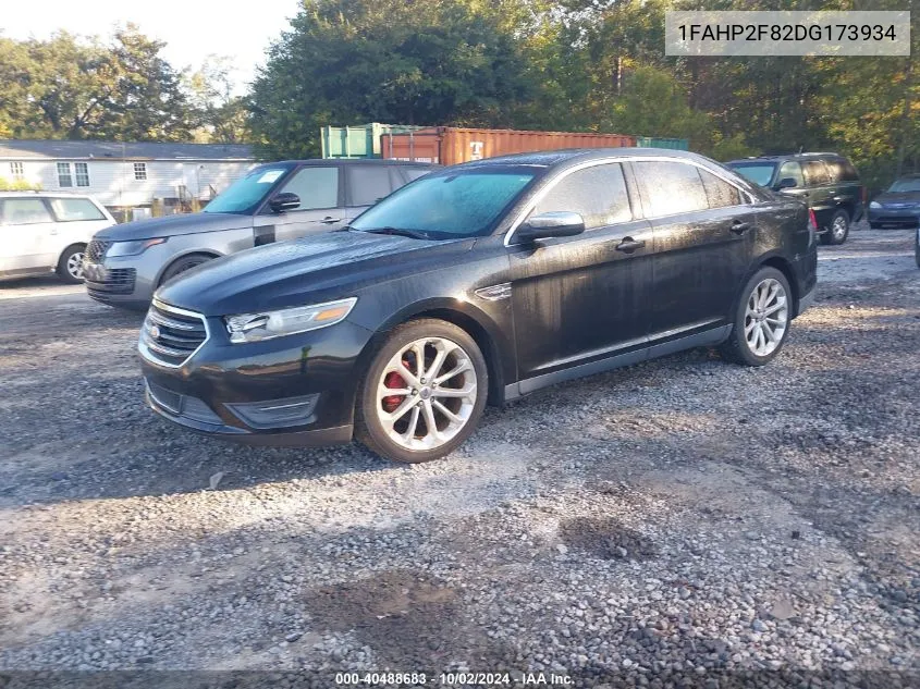 1FAHP2F82DG173934 2013 Ford Taurus Limited