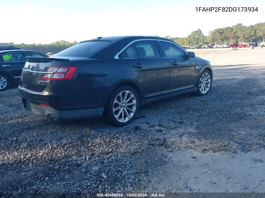 1FAHP2F82DG173934 2013 Ford Taurus Limited