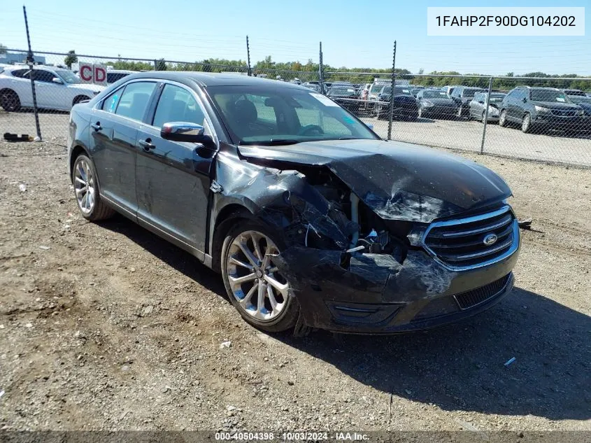 2013 Ford Taurus Limited VIN: 1FAHP2F90DG104202 Lot: 40504398