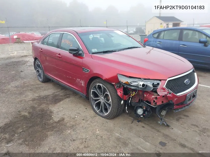 2013 Ford Taurus Sho VIN: 1FAHP2KT9DG104183 Lot: 40508412